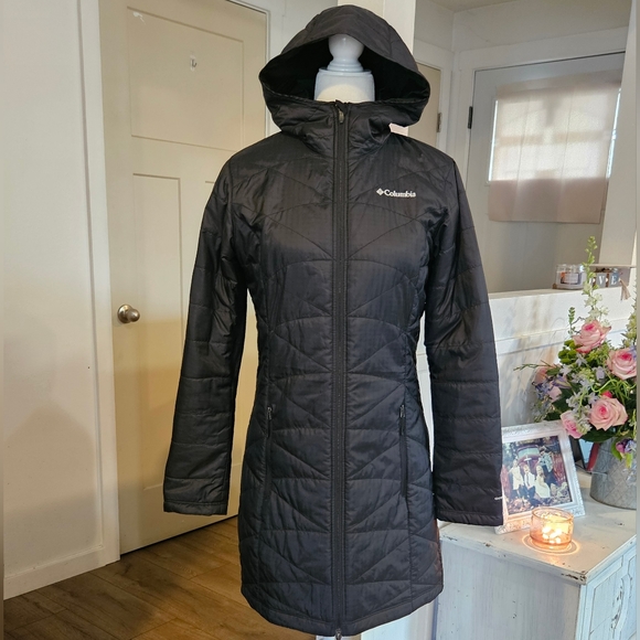Worn Once! - COLUMBIA - Mighty Light Hooded Jacket, Omni-Shield - Size S - Picture 5 of 7